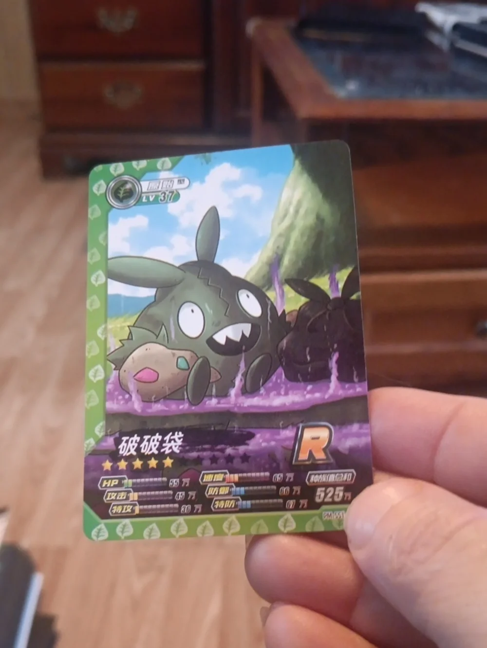 R Green Small Pets Play Card